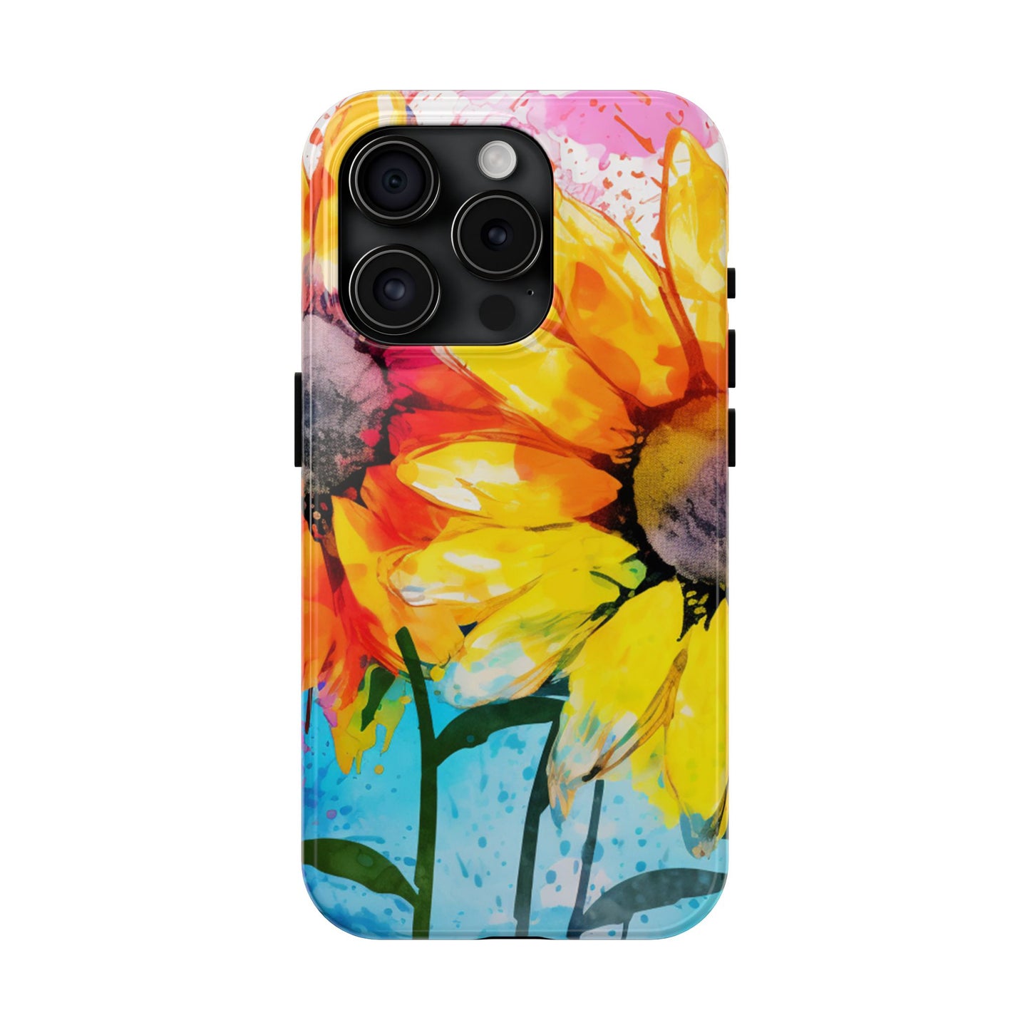 Bold Watercolor Sunflowers - iPhone Series Case