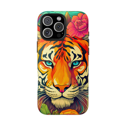 Fierce Rainbow Tiger Art - iPhone Series Case