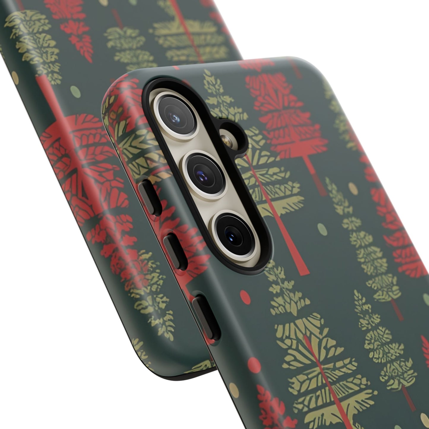 Retro Christmas Trees Pattern - Samsung Galaxy Series Case