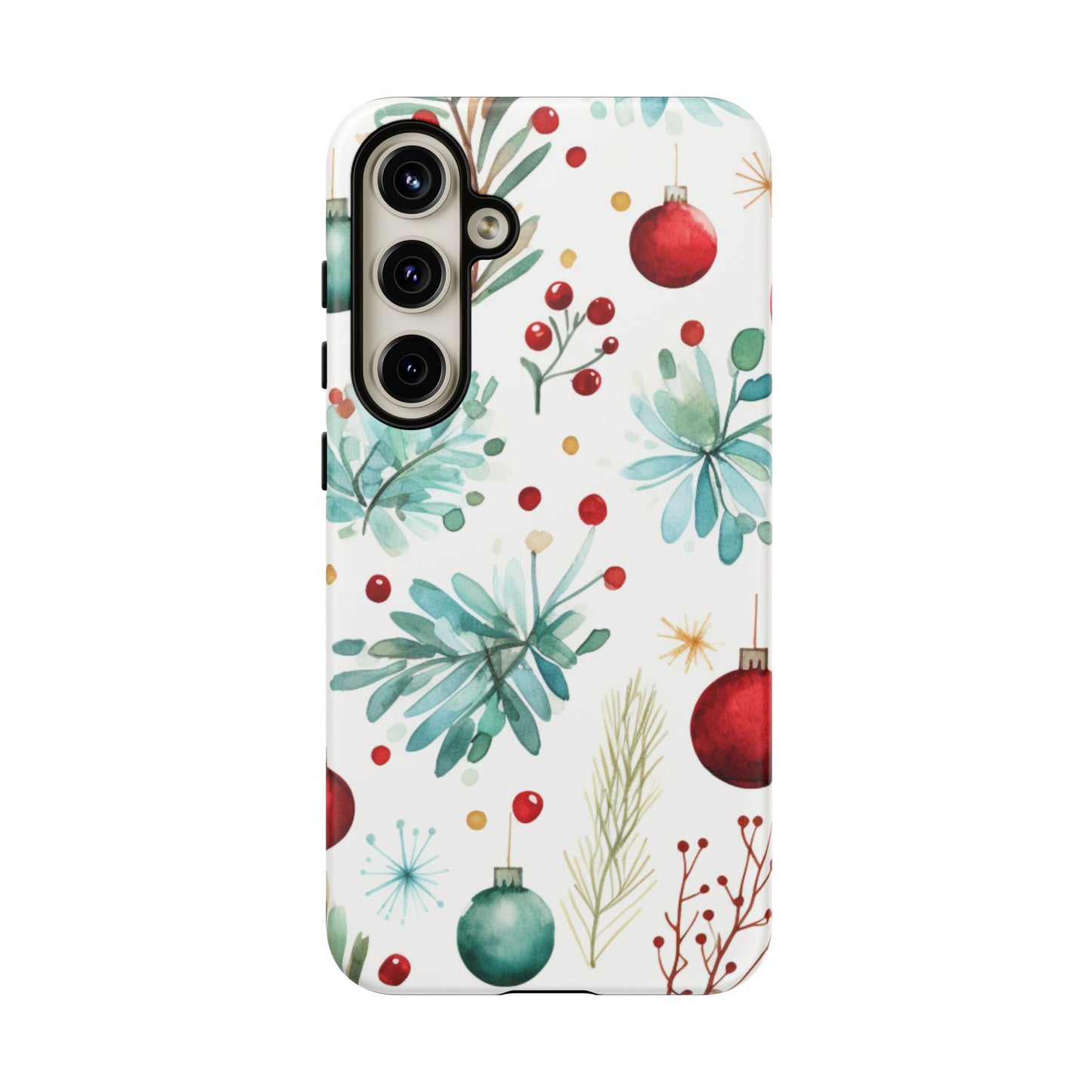 Festive Holiday Ornament Pattern – Samsung Galaxy Case