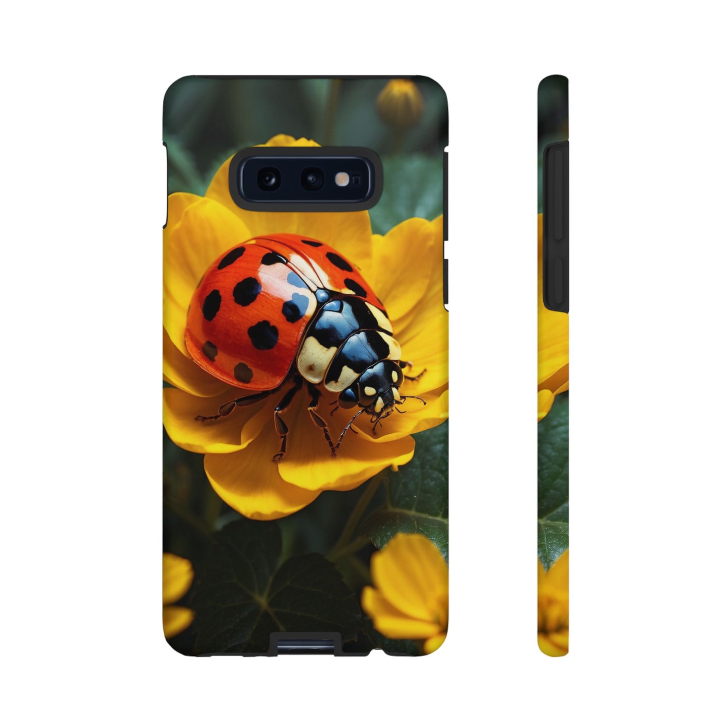 Golden Blooms & Ladybug Charm - Samsung Galaxy Case