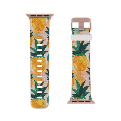 Tropical Pineapple Apple Watch Band