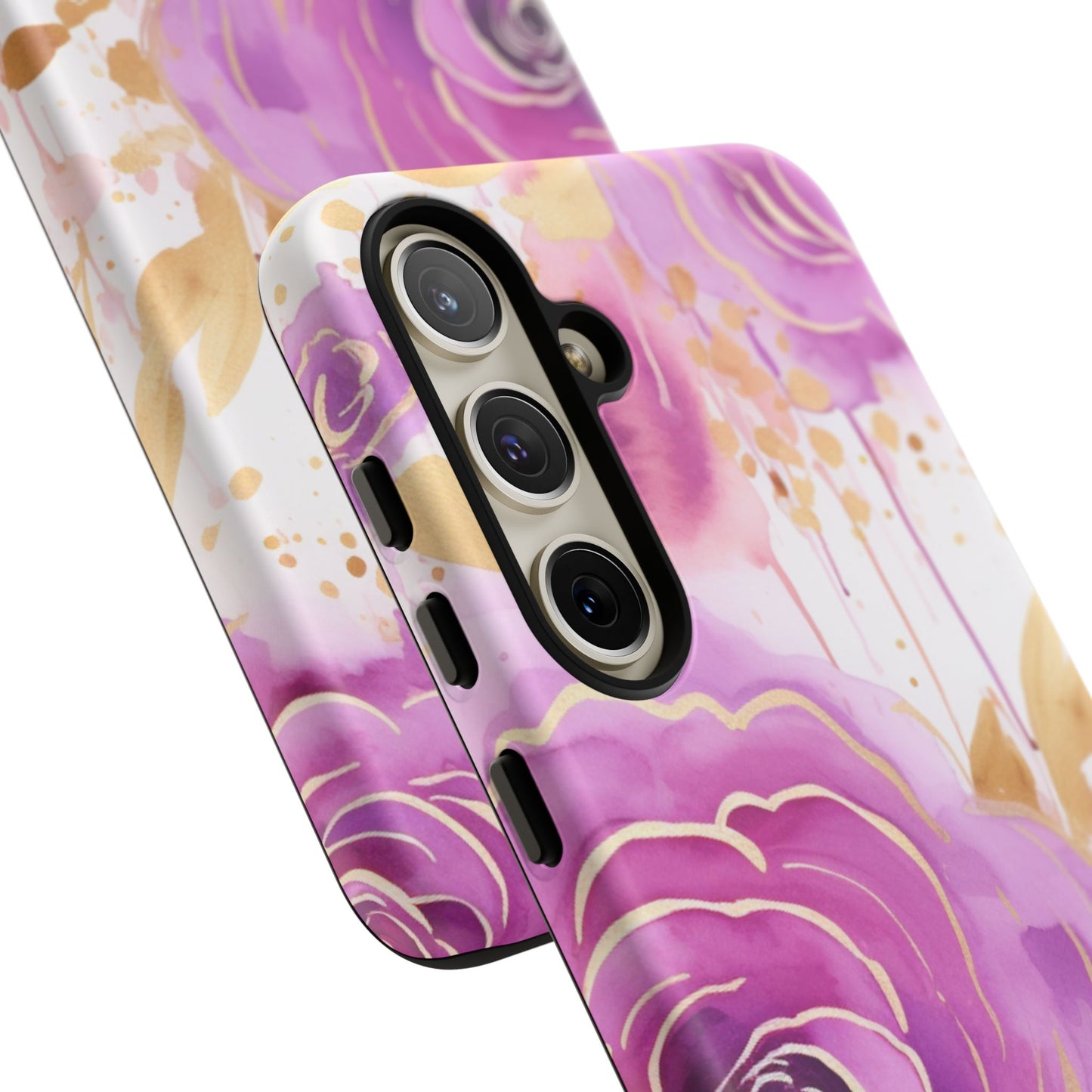 Radiant Purple & Gold Floral - Samsung Galaxy Series Case