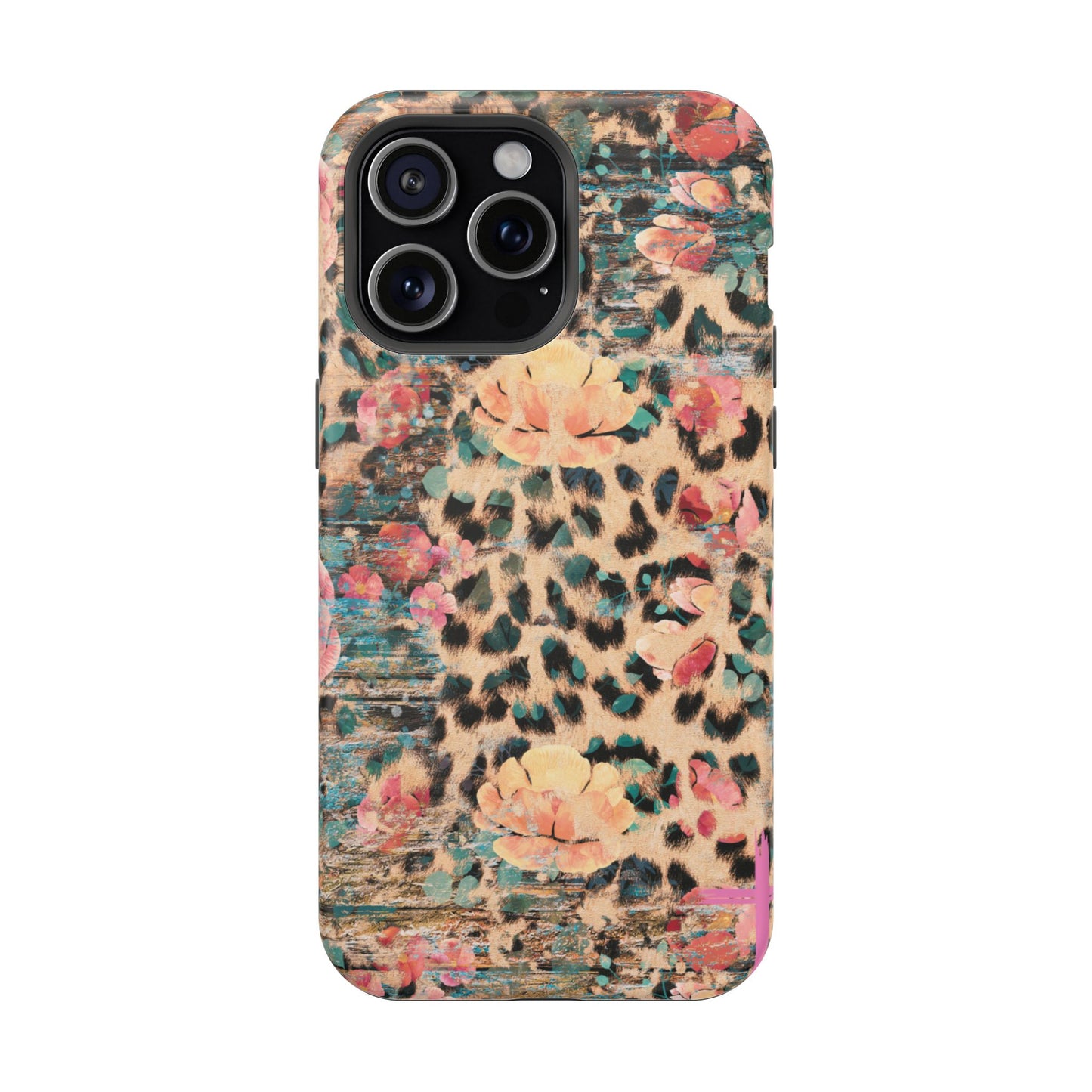 Rustic Floral Leopard - MagSafe iPhone Series Case