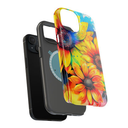 Vibrant Sunflower Splash - MagSafe iPhone Series Case