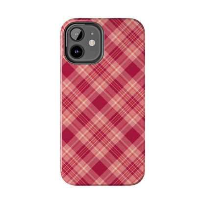 Rustic Red Plaid – iPhone Series Case