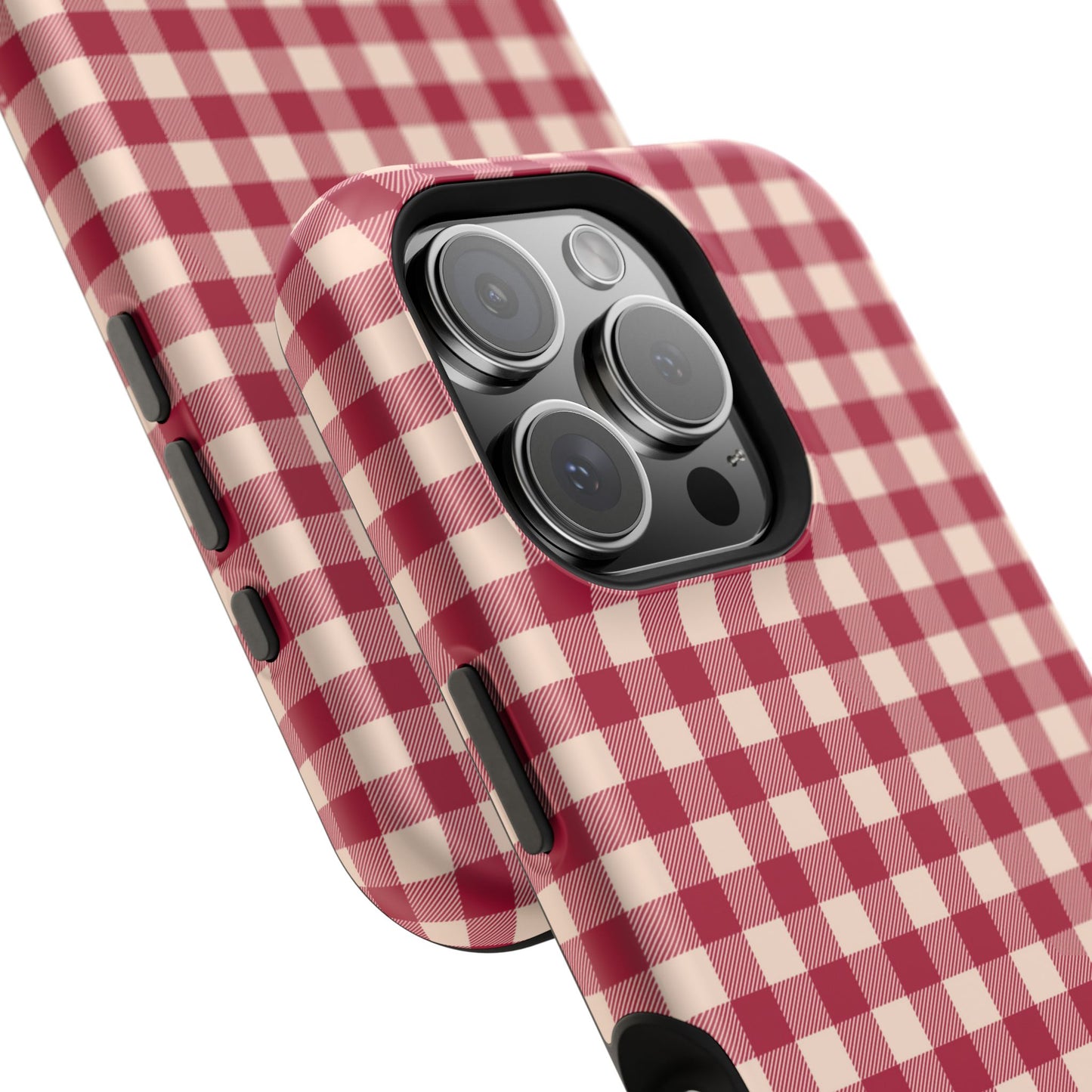 Vintage Red Gingham Check – MagSafe iPhone Case