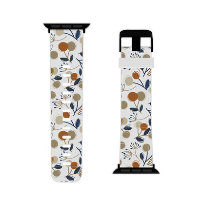 Modern Botanical Berries Apple Watch Band