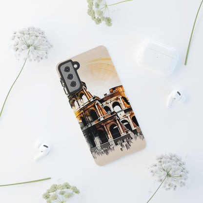 Rome Colosseum Samsung Galaxy Case - Historic Landmark Artwork with Italian Flair