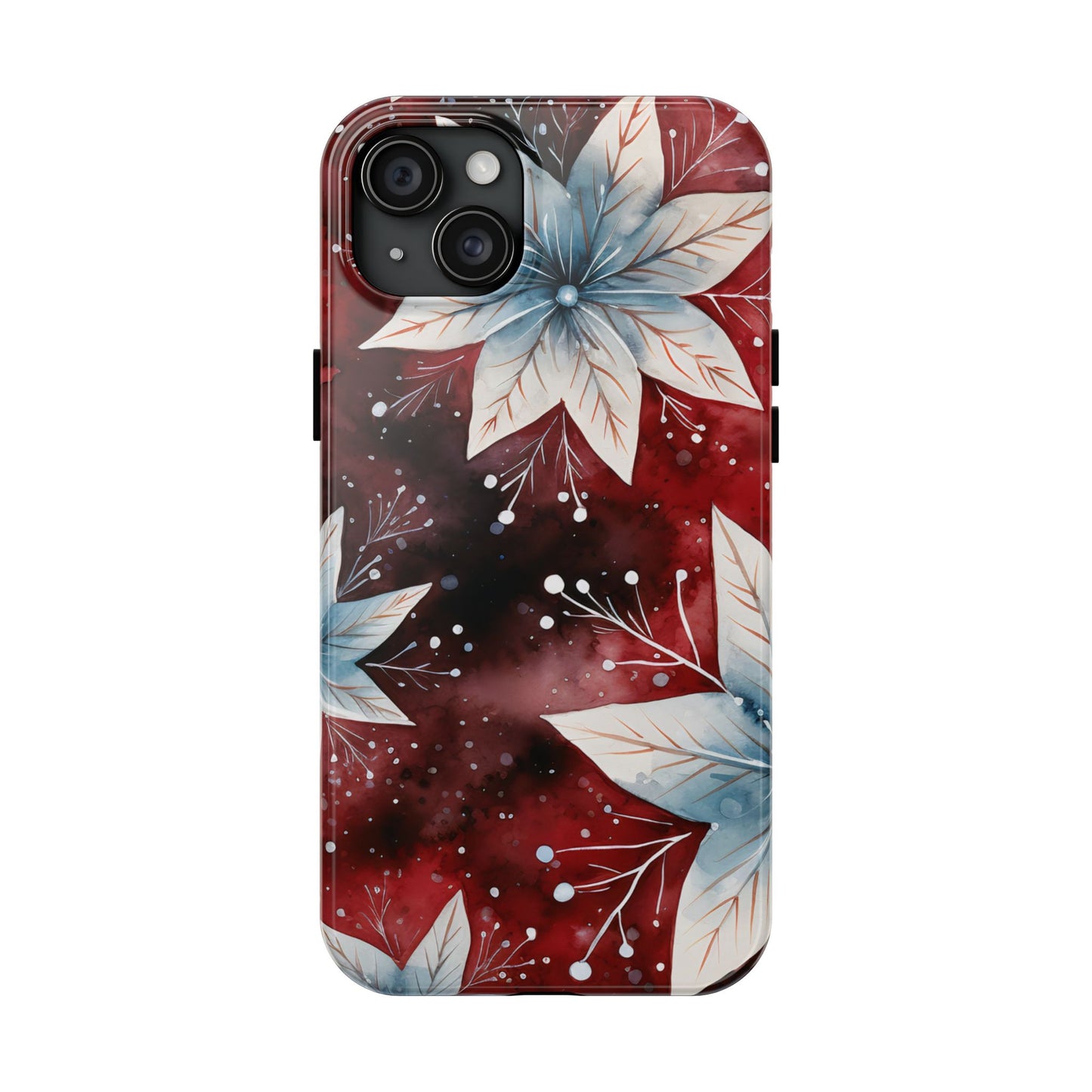 Winter Bloom Poinsettia – iPhone Case