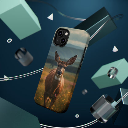 Rustic Meadow Deer – MagSafe iPhone Case