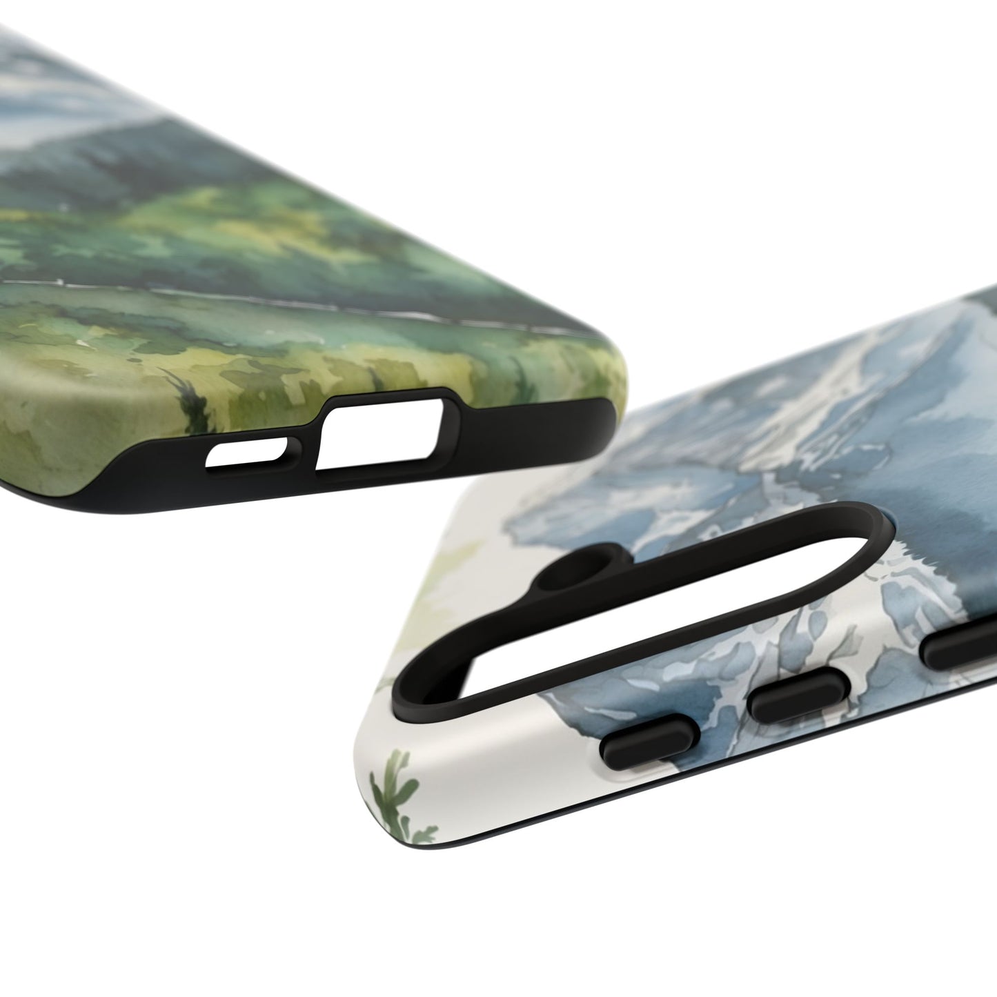 Watercolor Alpine Mountainscape - Samsung Galaxy Case