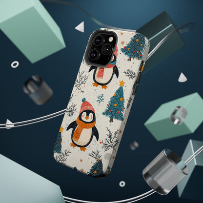 Snowy Christmas Cheer MagSafe iPhone Case