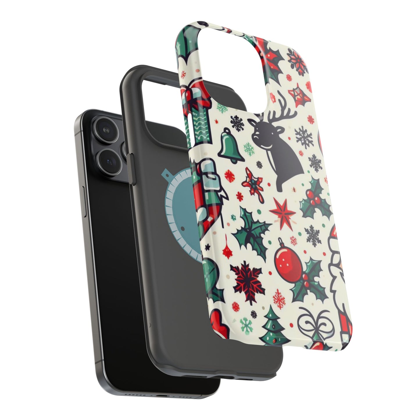 Cartoon Christmas Cheer – MagSafe iPhone Case