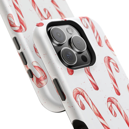 Candy Cane Christmas Pattern – MagSafe iPhone Series Case