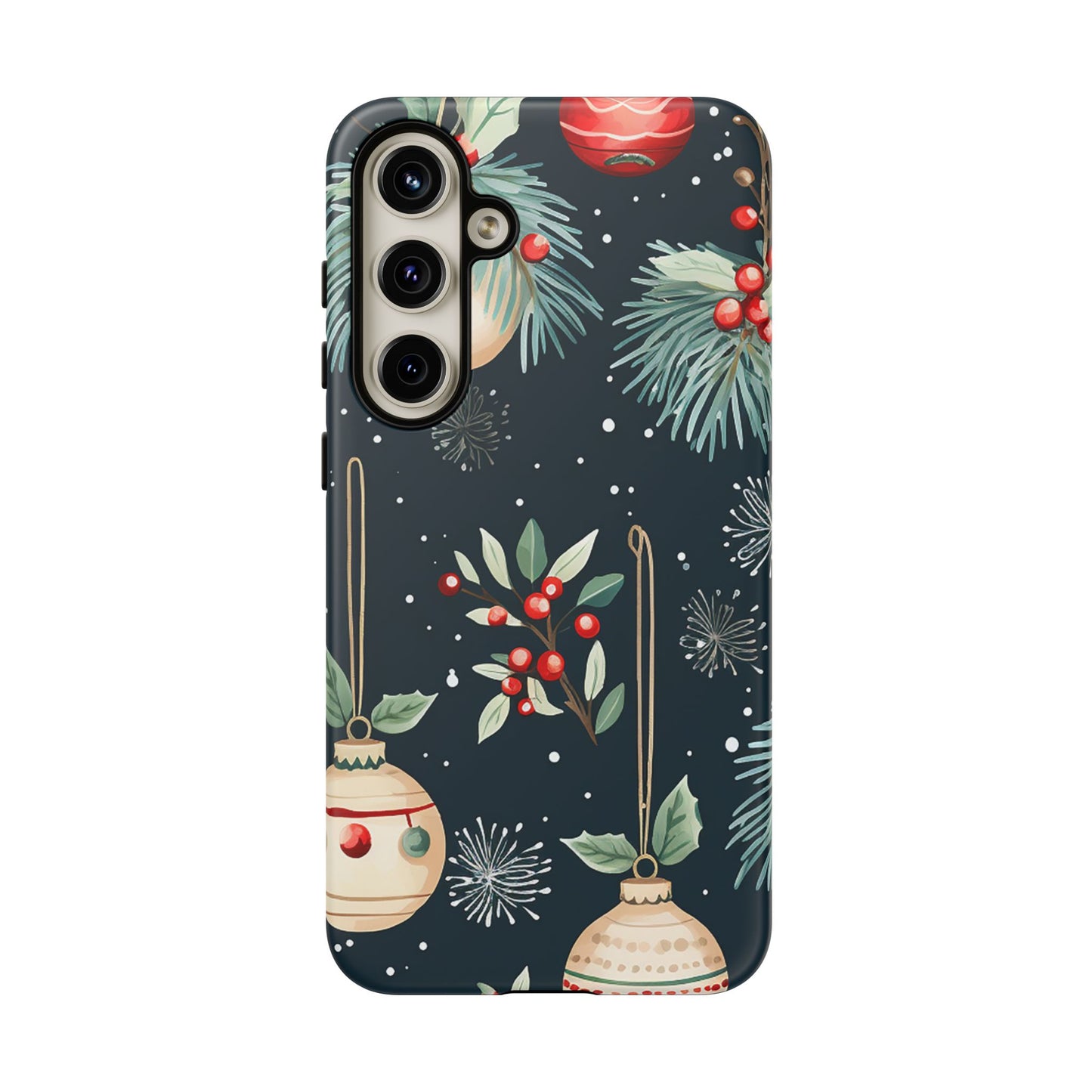 Elegant Christmas Ornaments and Pine - Samsung Galaxy Series Case