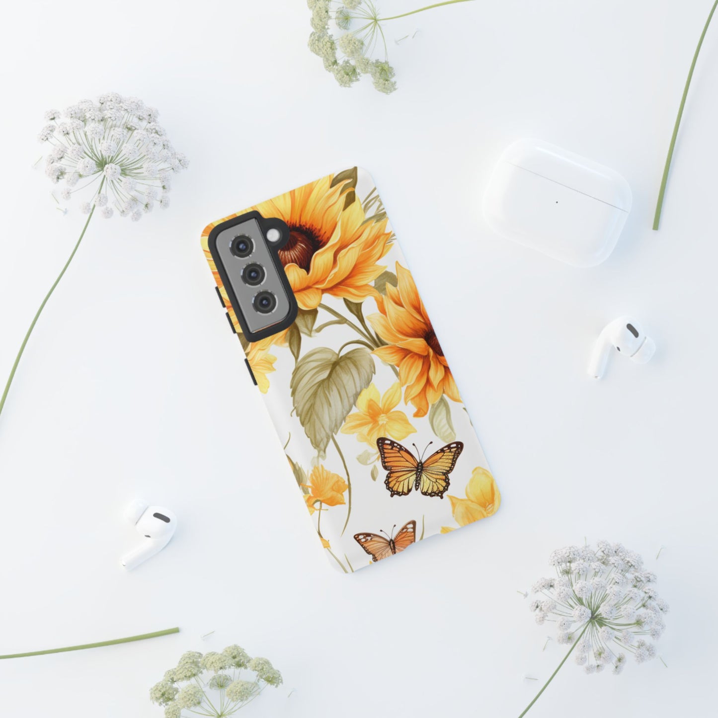 Sunflower & Butterfly Bliss - Samsung Galaxy  Series Case