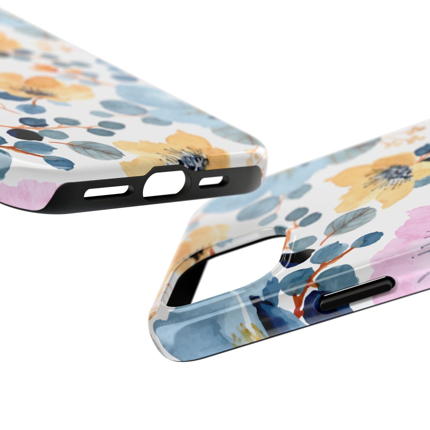 Spring Radiance – iPhone Series Case with Bright Watercolor Flowers