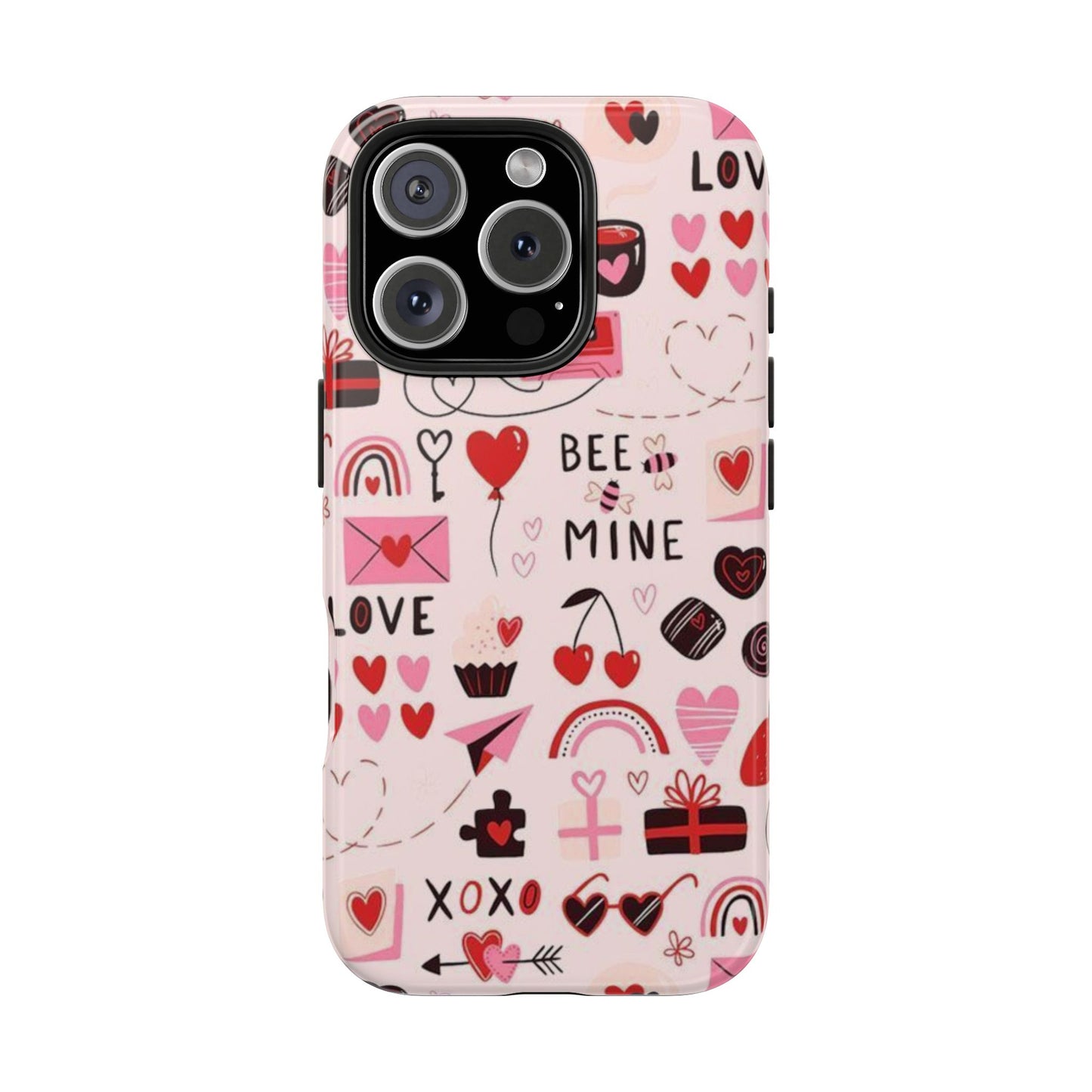 iPhone Case: Bee Mine Love Doodles