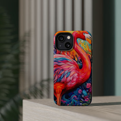 Flamingo Fiesta – Vibrant Flamingo MagSafe iPhone Cases