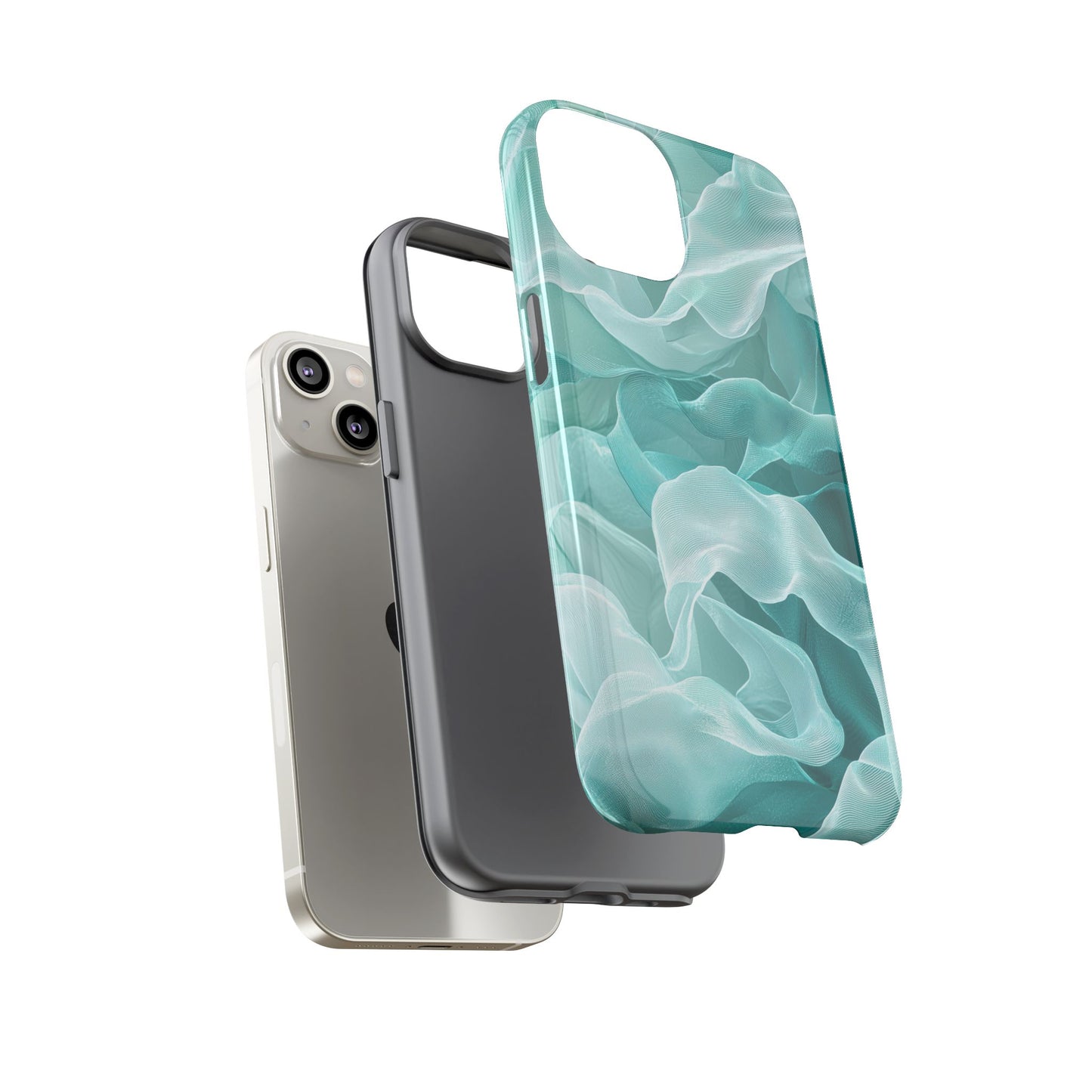 Blue Linen Design iPhone Case