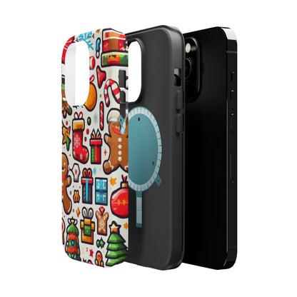 Festive Christmas Icons Pattern – MagSafe iPhone Series Case