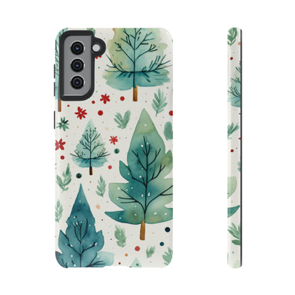 Watercolor Winter Forest -  Samsung Galaxy Series Case