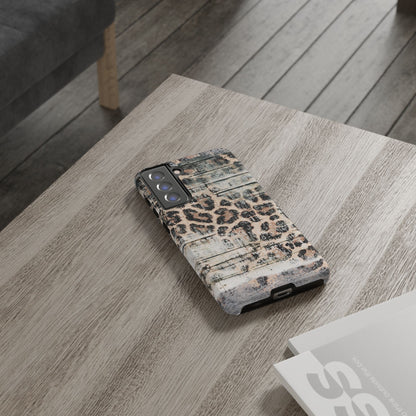 Rustic Leopard Wood Print - iPhone Series Case