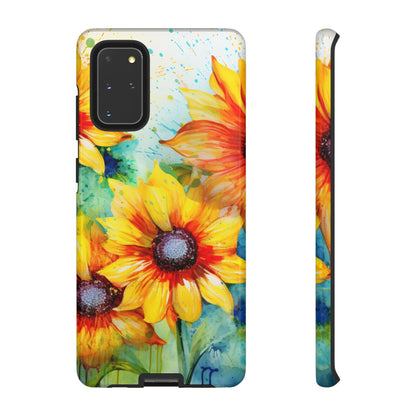 Watercolor Sunflower Splash - Samsung Galaxy Series Case