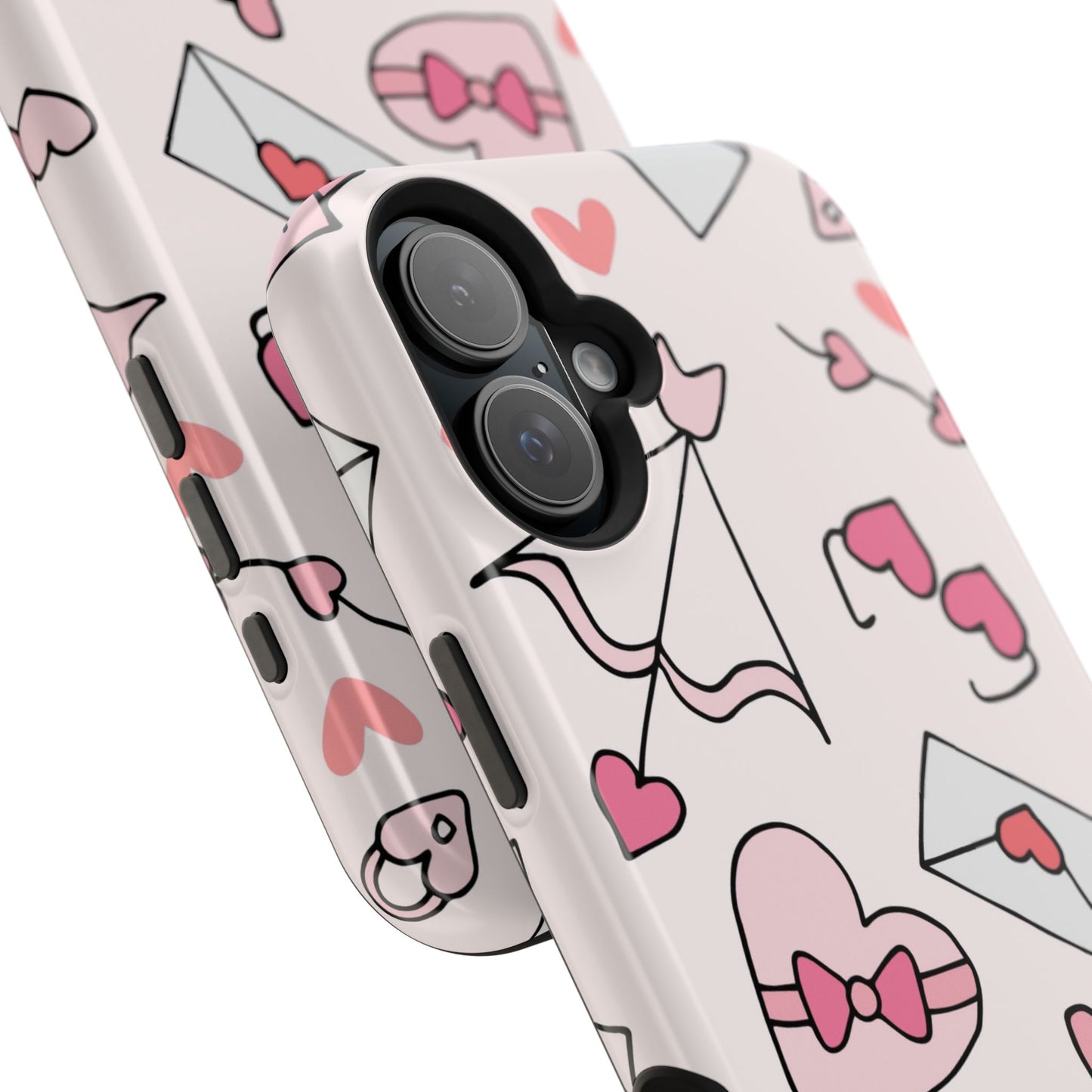 Valentine's Day Scribbles MagSafe iPhone Case