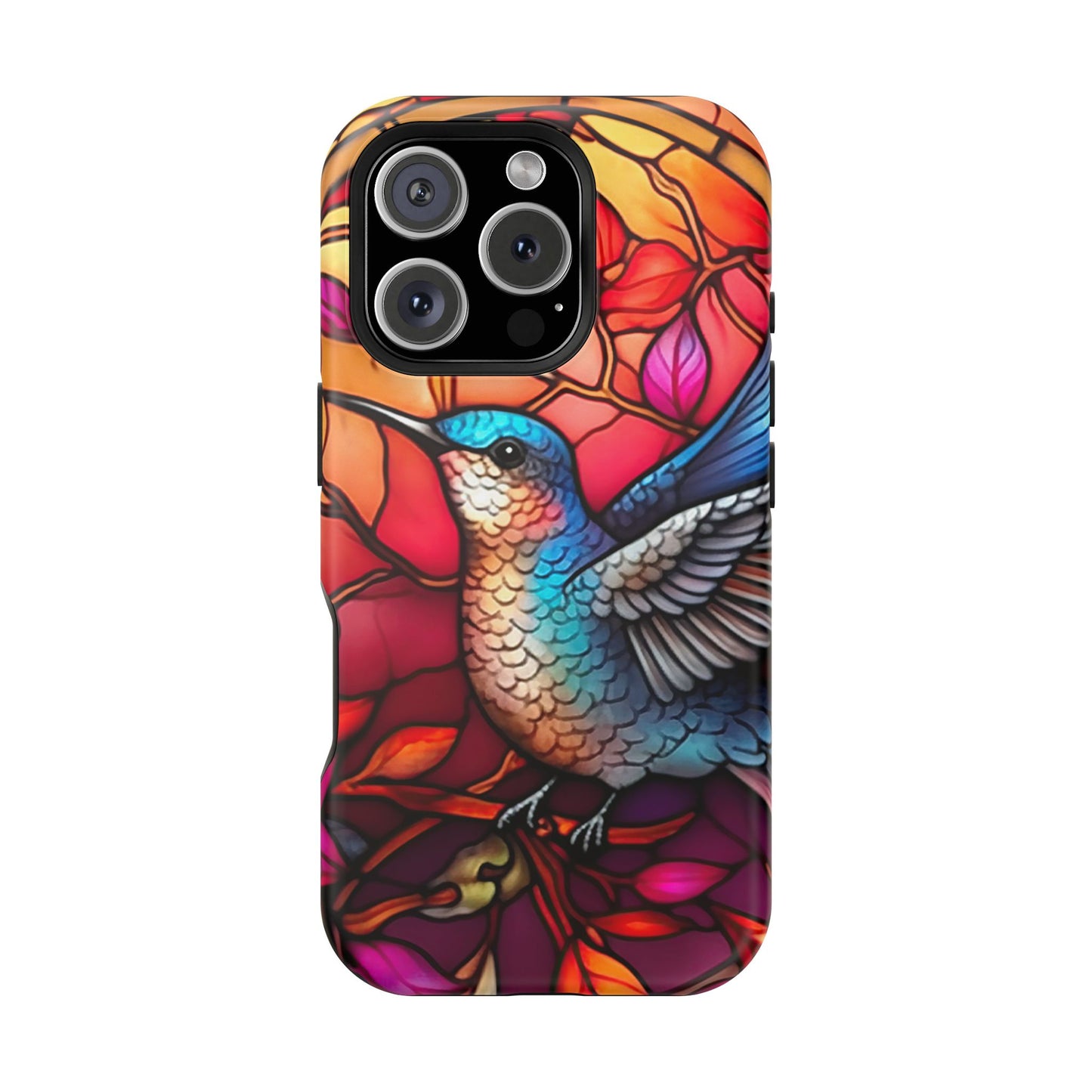 Radiant Multicolor Bird Artwork - MagSafe iPhone Case