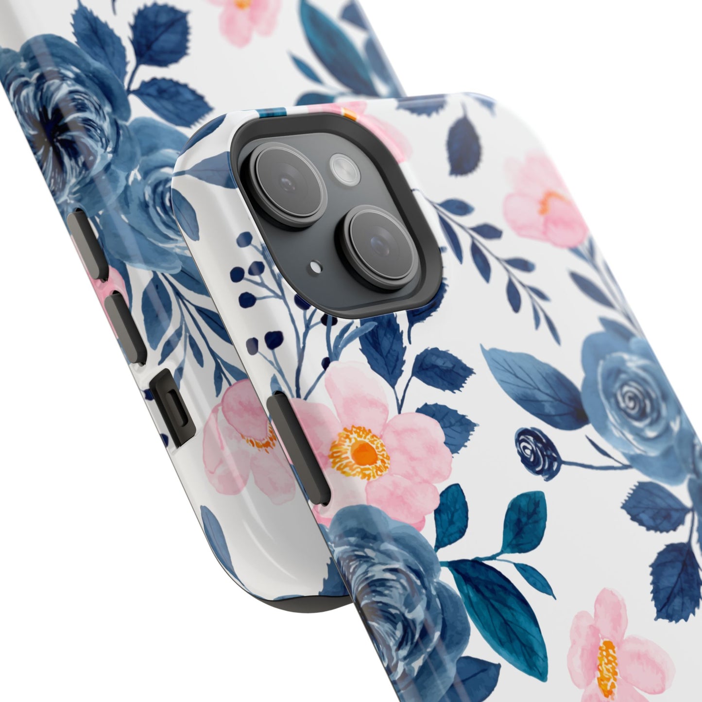 Pastel Garden Charm – MagSafe Case with Soft Watercolor Floral Print