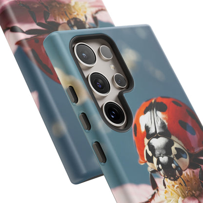 Samsung Galaxy Case: Floral Ladybug Delight