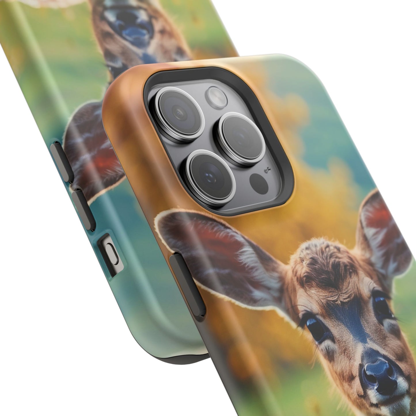 MagSafe-Compatible iPhone Case – Golden Meadow Fawn