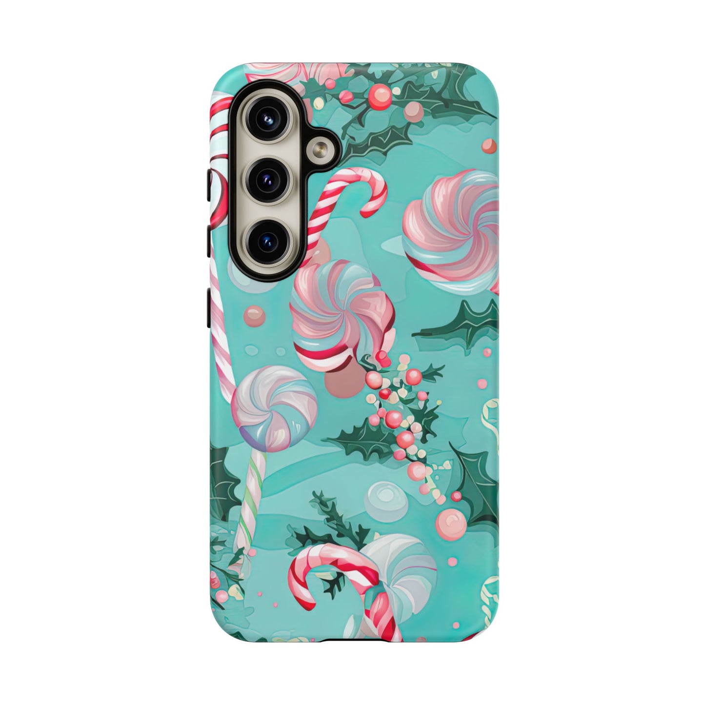 Candy Cane & Peppermint Holiday Delight – Samsung Galaxy Series Case