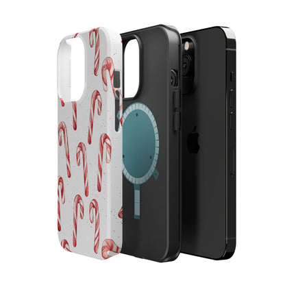 Candy Cane Christmas Pattern – MagSafe iPhone Series Case