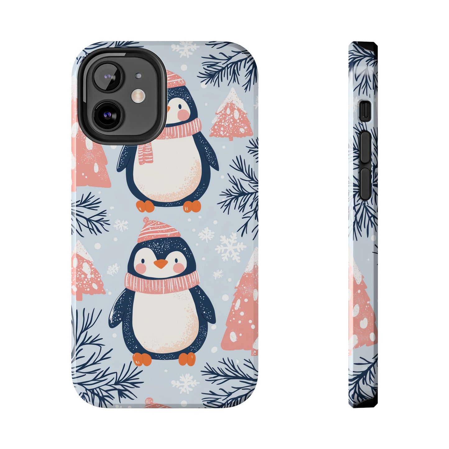 Penguin in Winter Wonderland iPhone Case