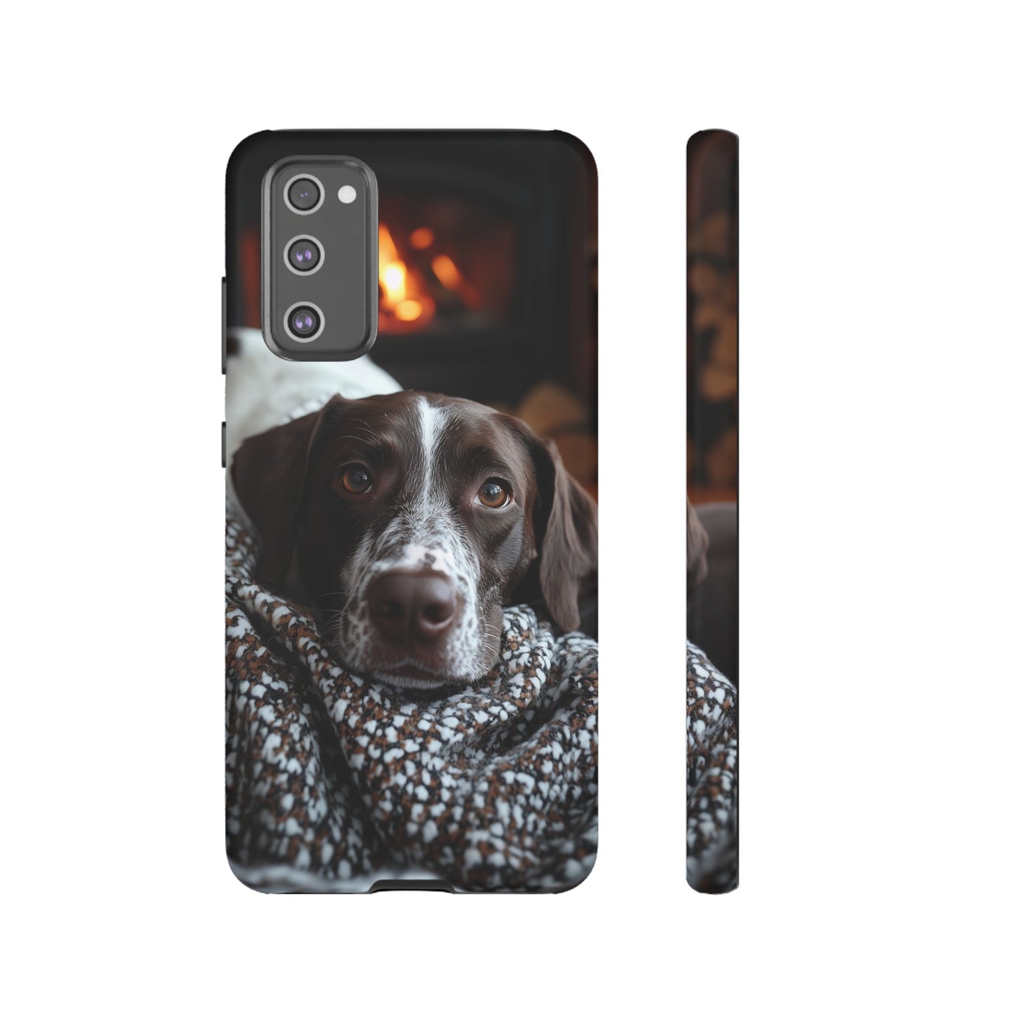 Relaxed German Shorthaired Pointer Samsung Galaxy Case – Rustic Charm Protective Cover