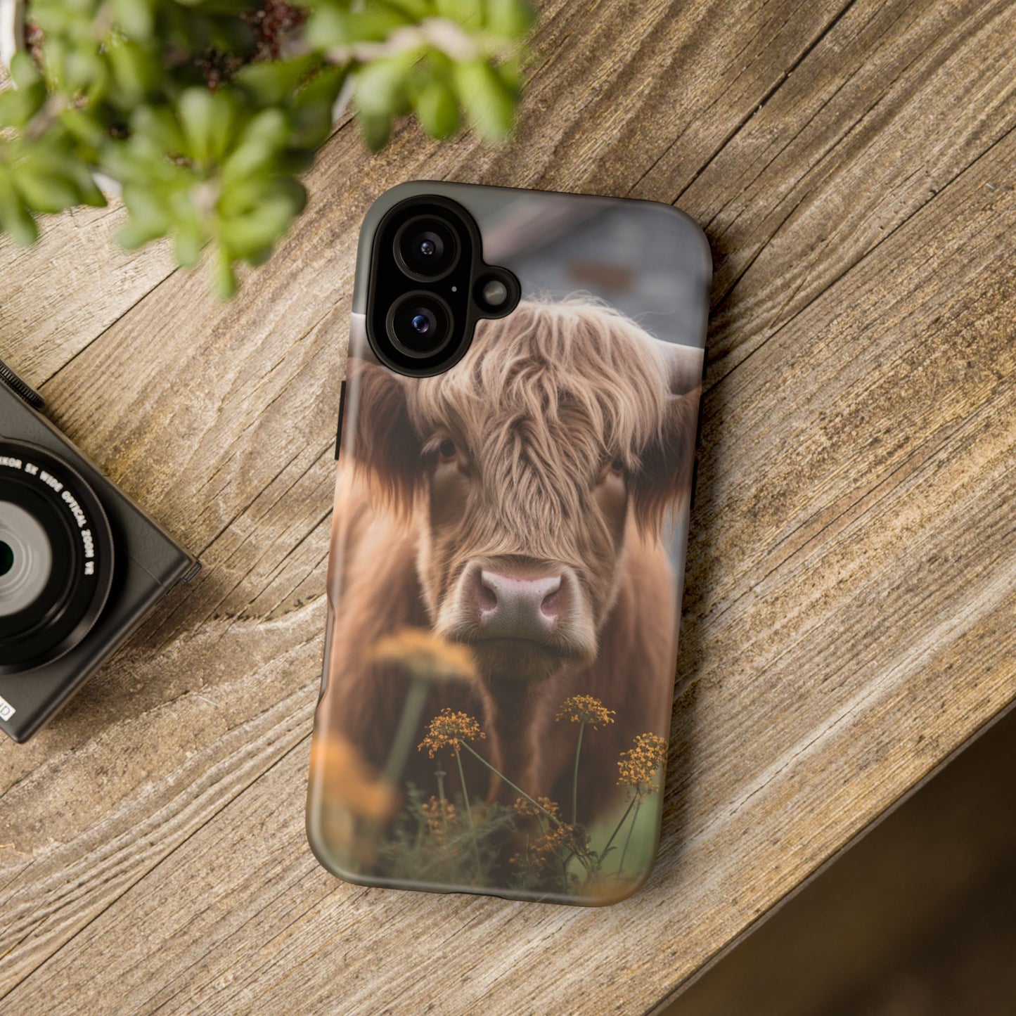 Highland Cow Phone Case | Custom Farmhouse | 10-foot Drop Protection