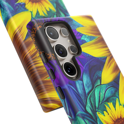 Purple & Gold Sunflower Dream - Samsung Galaxy Series Case