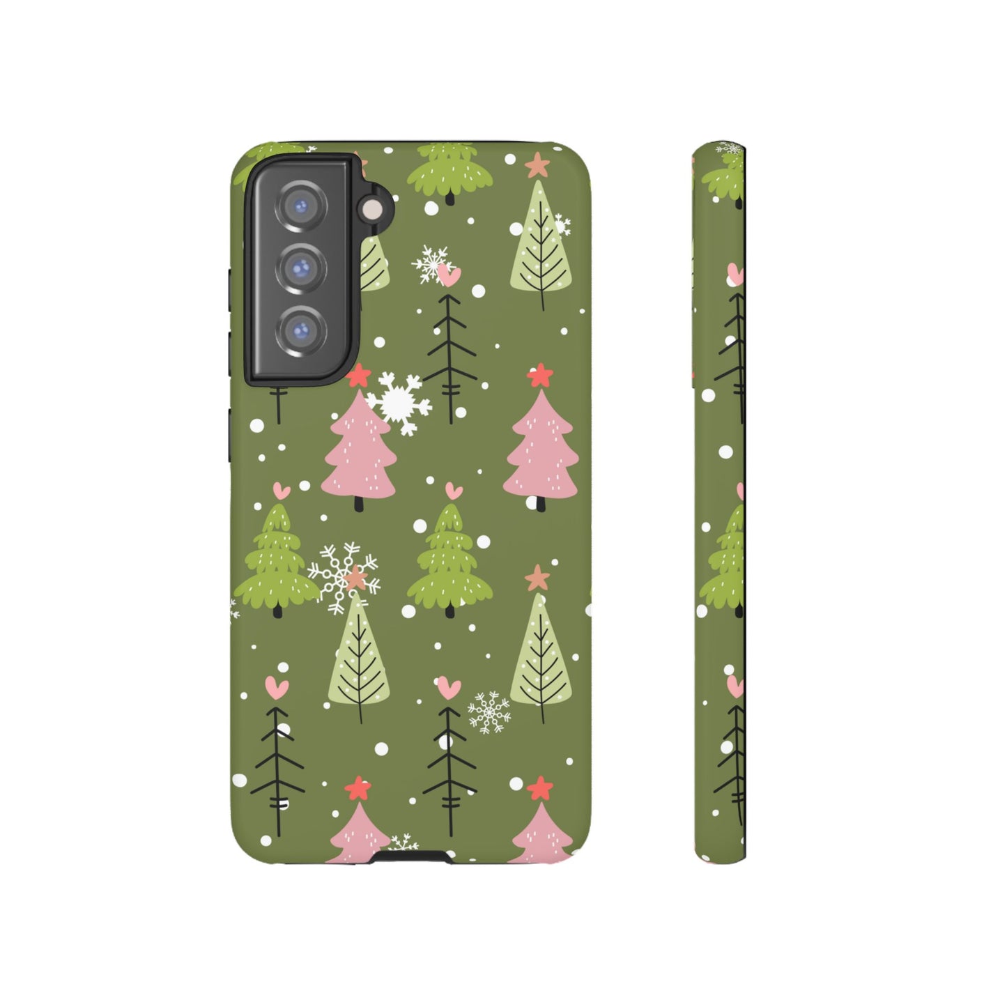 Whimsical Christmas Tree Pattern – Samsung Galaxy Series Case