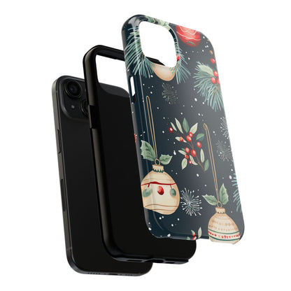 Elegant Christmas Ornaments and Pine - iPhone Series Case