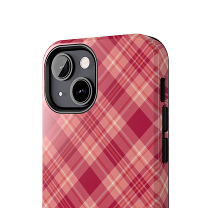 Rustic Red Plaid – iPhone Series Case