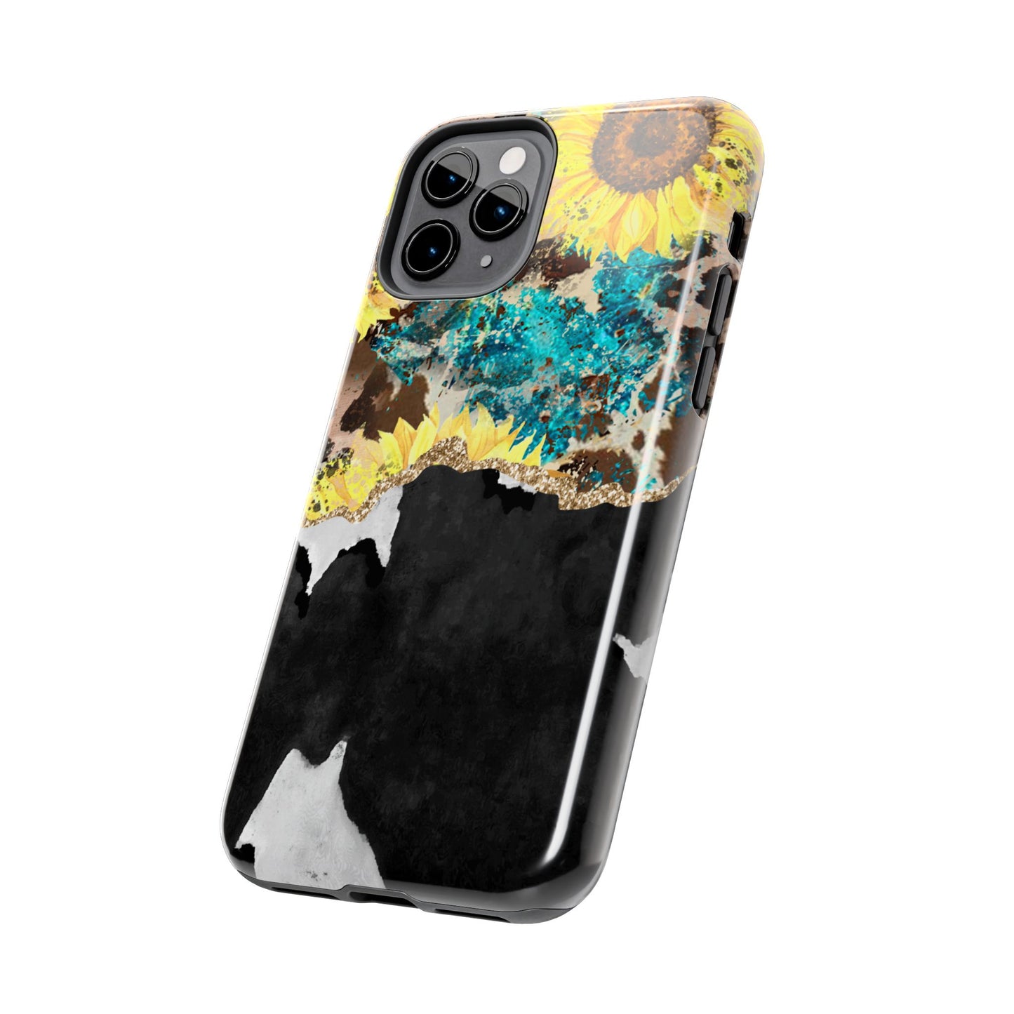 Rustic Sunflower Leopard Glam - iPhone Series Case