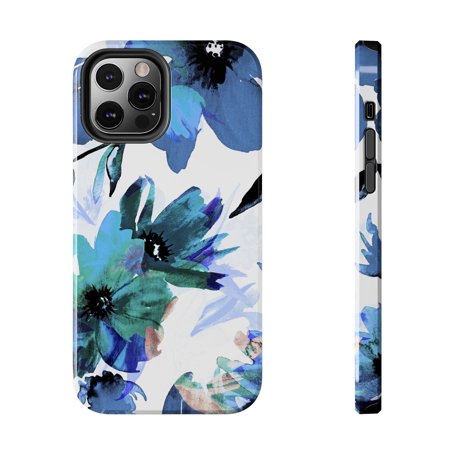 iPhone Case – Serene Blue Blossom