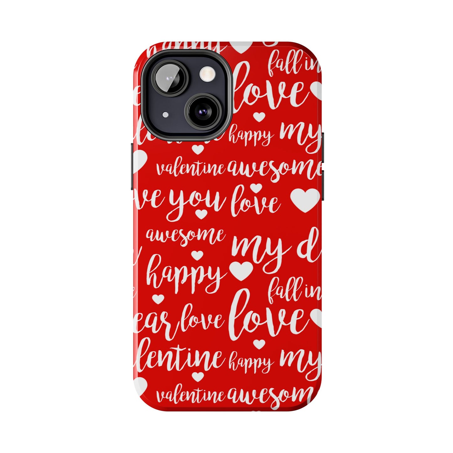 Valentine Words Pattern – iPhone Case