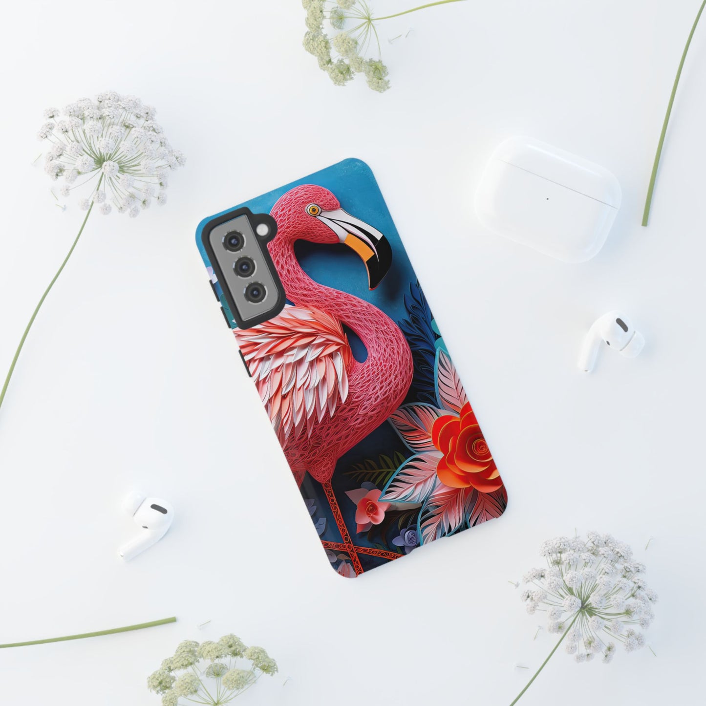 Flamingo Dreams – Bold Tropical Samsung Case