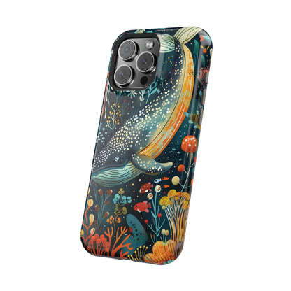 Oceanic Elegance Whale iPhone Case