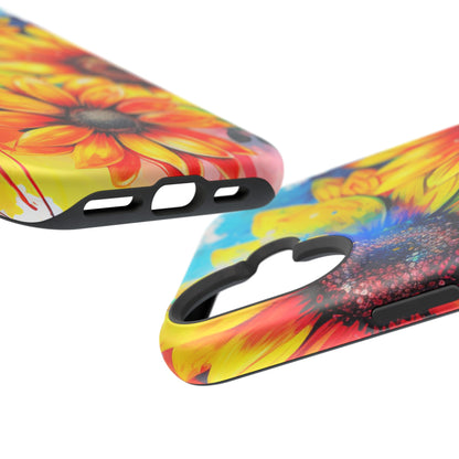 Vibrant Sunflower Splash - MagSafe iPhone Series Case