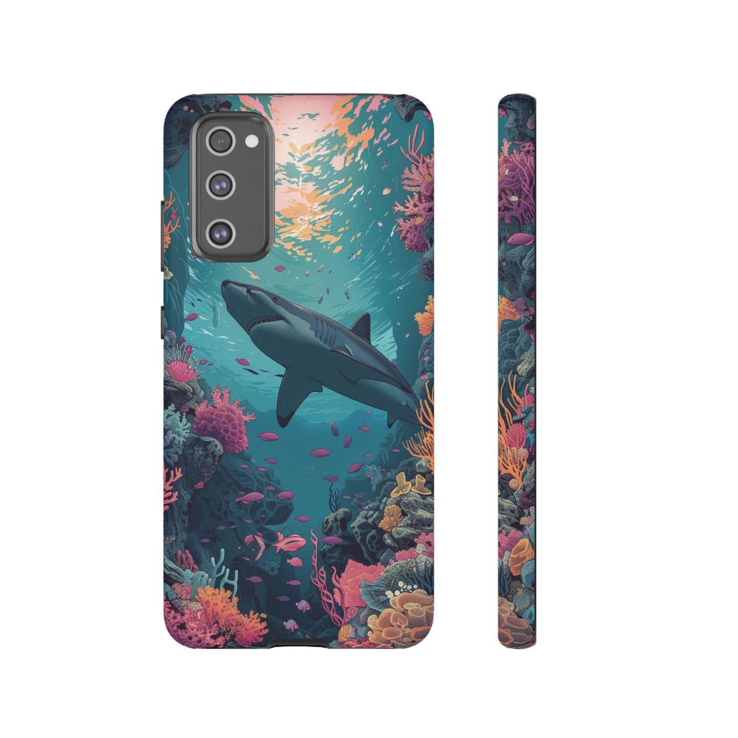 Ocean Shark Coral Reef iPhone Case